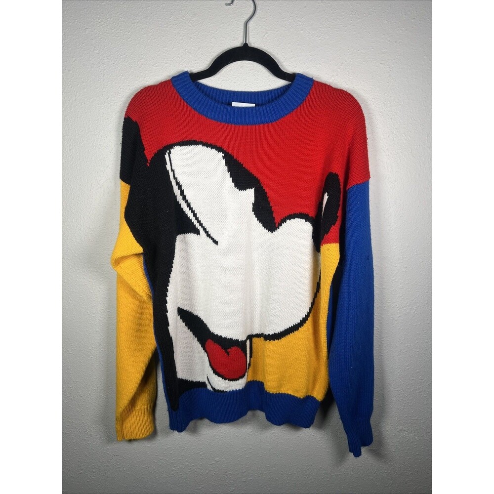 Mickey Mouse Vintage Knit Sweater Wool Vintage Sweater #29